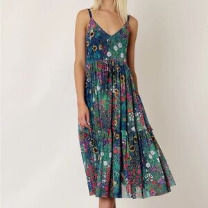 Klimt Collage Sheer Midaxi Dress - Limited, NWT XL